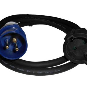Adapter CES25 Schuko pretvorni kabel, 250 V, 16 A, 3x2,5 mm2, 1,5 m