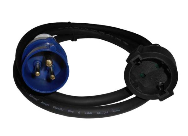 Adapter CES25 Schuko pretvorni kabel, 250 V, 16 A, 3x2,5 mm2, 1,5 m